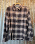 Linden LS Herringbone Flannel Shirt by Boutique 23