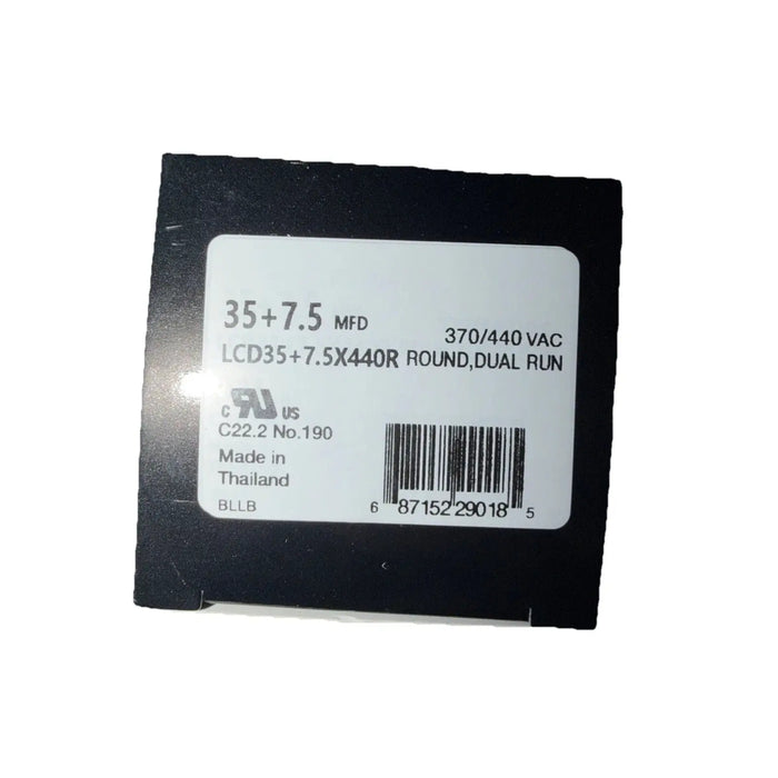 Linebacker LCD35+7.5X440R Dual Run Capacitor 35/7.5 MFD 440V Round by Price Is Right Miami