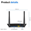Linksys WiFi 5 Router Dual-Band 1,500 Sq. Ft Coverage (Refurbished) by DailySale