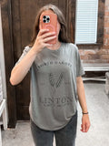 Linton ND Est. 1899 Tee - Venetian Gray by Boutique 23