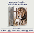 Lion And Sheep Faith Wall Art II by Tailored Canvases