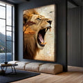 Lion Double Exposure Wall Art by Tailored Canvases