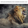 Lion Yawn Painting Canvas Wall Art by Tailored Canvases