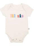graphic bodysuit | lil sis by Finn + Emma