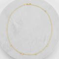 14k Two Tone Gold Love Necklace by Avera Group