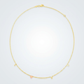 14k Two Tone Gold Love Necklace by Avera Group