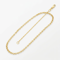 14k Yellow Gold Diamond Cut Rolo Chain 1.1mm by Avera Group