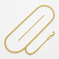 10k Yellow Gold Gourmette Chain 1.5mm by Avera Group