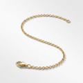 14k Yellow Gold Round Cable Link Chain 0.7mm by Avera Group