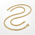 10k Yellow Gold Singapore Chain 1.5mm by Avera Group