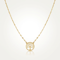 14K Yellow Gold Tree of Life Necklace by Avera Group