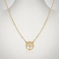 14K Yellow Gold Tree of Life Necklace by Avera Group