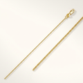 14k Yellow Gold Gourette Chain 1.0mm by Avera Group