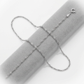 14k White Gold Singapore Chain 1.7mm by Avera Group