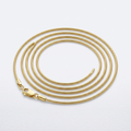 14k Yellow Gold Round Snake Chain 0.7mm by Avera Group