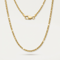 14k Yellow Gold Diamond Cut Round Wheat Chain 1.0mm by Avera Group