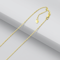 10k Yellow Gold Adjustable Box Chain 0.85mm by Avera Group