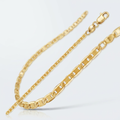 10k Yellow Gold Mariner Link Anklet 1.7mm by Avera Group