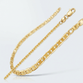 10k Yellow Gold Mariner Link Anklet 1.7mm by Avera Group