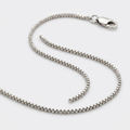 14k White Gold Milano Chain 1.1mm by Avera Group