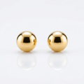 14k Yellow Gold Round Stud Earrings (6.0 mm) by Avera Group