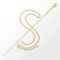 Double Extendable Cable Chain in 14k Yellow Gold (1.0mm) by Avera Group