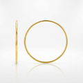 Endless Hoop Style Earrings in 14K Yellow Gold by Avera Group