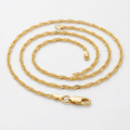 14k Yellow Gold Singapore Chain 1.7mm by Avera Group