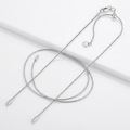 Sterling Silver 0.8mm Adjustable Snake Chain by Avera Group