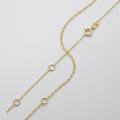 Double Extendable Piatto Chain in 14k Yellow Gold (1.2mm) by Avera Group