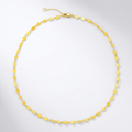 14k Yellow Gold Necklace with Polished Circles by Avera Group