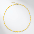 14k Yellow Gold Necklace with Polished Circles by Avera Group