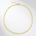 14k Yellow Gold Necklace with Polished Circles by Avera Group
