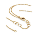Extendable Cable Chain in 14k Yellow Gold (1.0mm) by Avera Group