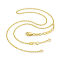 Extendable Cable Chain in 14k Yellow Gold (1.0mm) by Avera Group