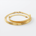 4.0mm 14k Yellow Gold Super Flex Herringbone Bracelet by Avera Group