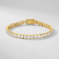 CZ Tone Tennis Bracelet by Avera Group