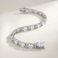 Oversized Oval Cubic Zirconia Tennis Bracelet by Avera Group