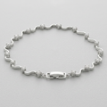Elegant Eternity Bracelet by Avera Group