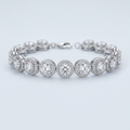 Elegant Halo Edition Classic Bracelet by Avera Group