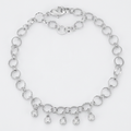 .55 Ct Stunning 8" Bracelet with CZ Charms by Avera Group