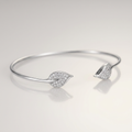 Trendy Bracelet with Cubic Zirconia Accents by Avera Group