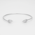Trendy Bracelet with Cubic Zirconia Accents by Avera Group