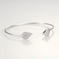 Trendy Bracelet with Cubic Zirconia Accents by Avera Group