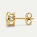 Bezel Stud Earrings by Avera Group
