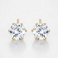 Avera Reign 3.4ct CZ Stainless Steel Stud Earrings by Avera Group