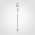 Avera 1.2Ct Graduated Plated Drop Cubic Zirconia Earrings by Avera Group