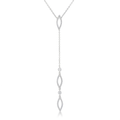 Avera Carmela 0.6ct Cubic Zirconia Classic Drop Lariat Necklace by Avera Group