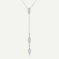 Avera Carmela 0.6ct Cubic Zirconia Classic Drop Lariat Necklace by Avera Group