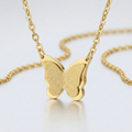 Avera Breanne Stainless Steel Butterfly Necklace by Avera Group